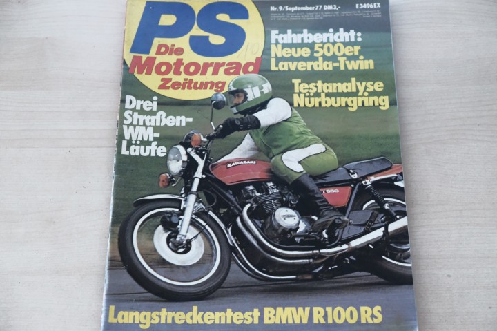 Deckblatt PS Sport Motorrad (09/1977)